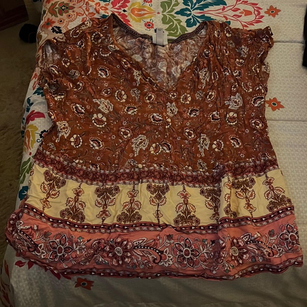 Pink dress shirt size 2x